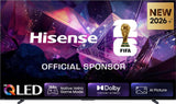 253,0cm 100" (3840x2160) Hisense 100e7ds Pro Smart Tv 4k Hi-Qled 6ms 144hz Hdmi Usb Hdr Wifi Bluetooth Black Grey