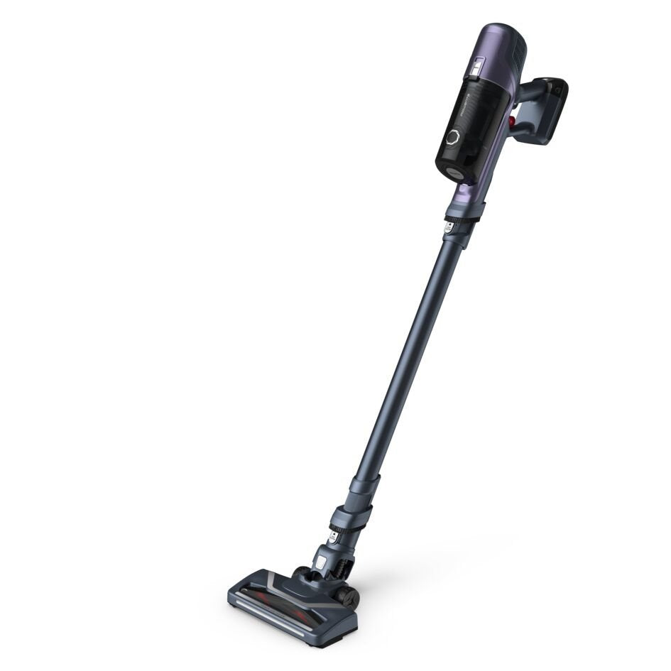 Rowenta X-Pert 6.60 Rh6838wo Aspiradora De Pie Y Escoba Eléctrica Sin Bolsa 0,55 L 100 W Púrpura, Gris, Aspirador Vertical Sin Bolsa, Púrpura, Gris, 0,55 L, Rectangular, China, Secar