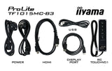 Tft-Touch 10,1\"/25,7cm Iiyama Prolite Tf1015mc *Negro* 16:9 - Open Frame