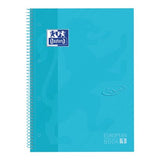 Oxford Cuaderno Europeanbook 1 School Microperforado 80 Hojas 1 Línea Tapas Extraduras Touch A4+ Azul Pastel -5u-