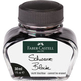 Faber Castell Tintero 30ml Tinta Borrable Negra