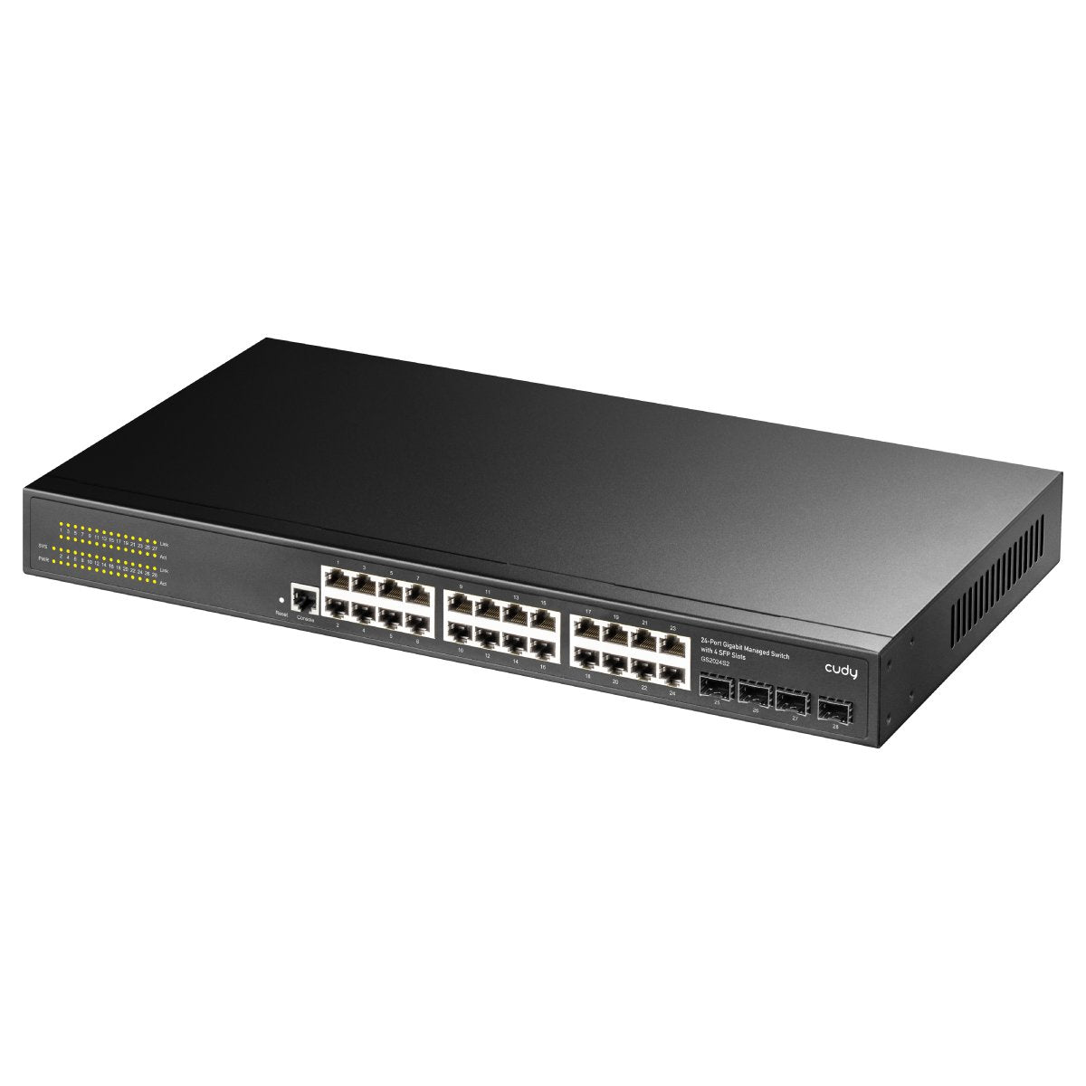 Switch De 24 P Rj45 Giga + 4sfp  L2 Configurable Montaje En Rack