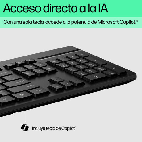 EAN 0195161008115 - HP 125 USB Wired Keyboard teclado Negro imagen 4