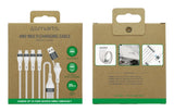 EAN 4252011910175 - 4smarts 541299 cable USB 0,25 m USB C USB C/Micro USB-A/Lightning Plata, Blanco imagen 7