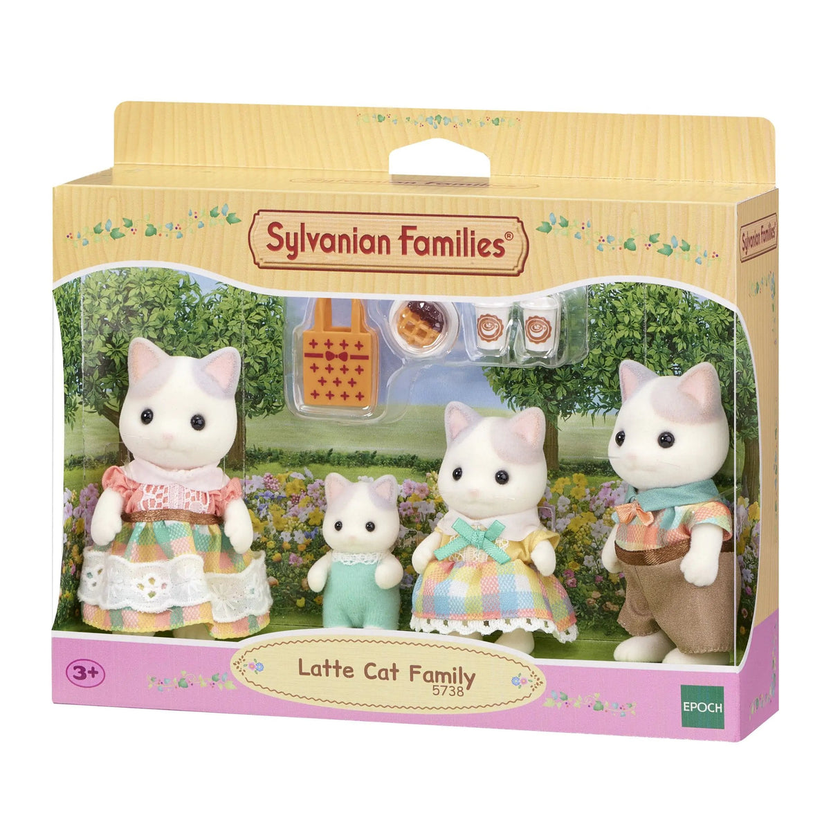 Epoch Sylvanian Families - Milchkatzen Familie 5738