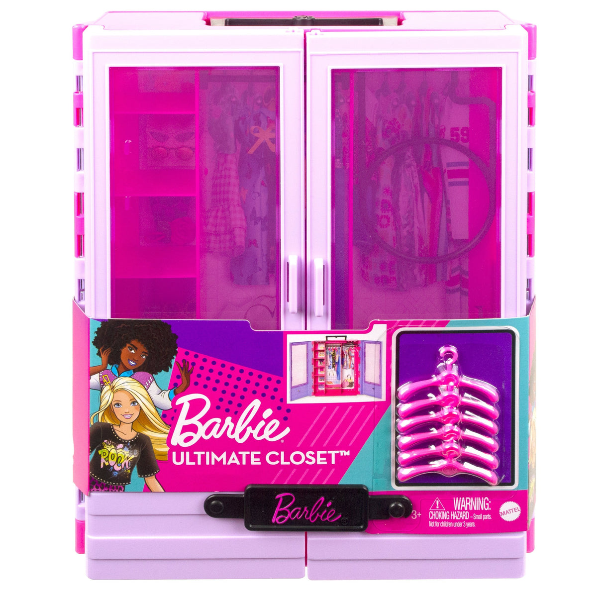 Barbie Barbie Armario, Muebles De Muñecas Rosa/Blanco Hjl65