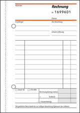 Sigel Rechnungsformular - 50 Hoja - A6 (105 X 148 Mm)