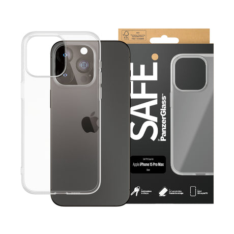 EAN 5711724955419 - PanzerGlass SAFE. by ® TPU Case Transparent iPhone 15 Pro Max funda para teléfono móvil Transparente imagen 2