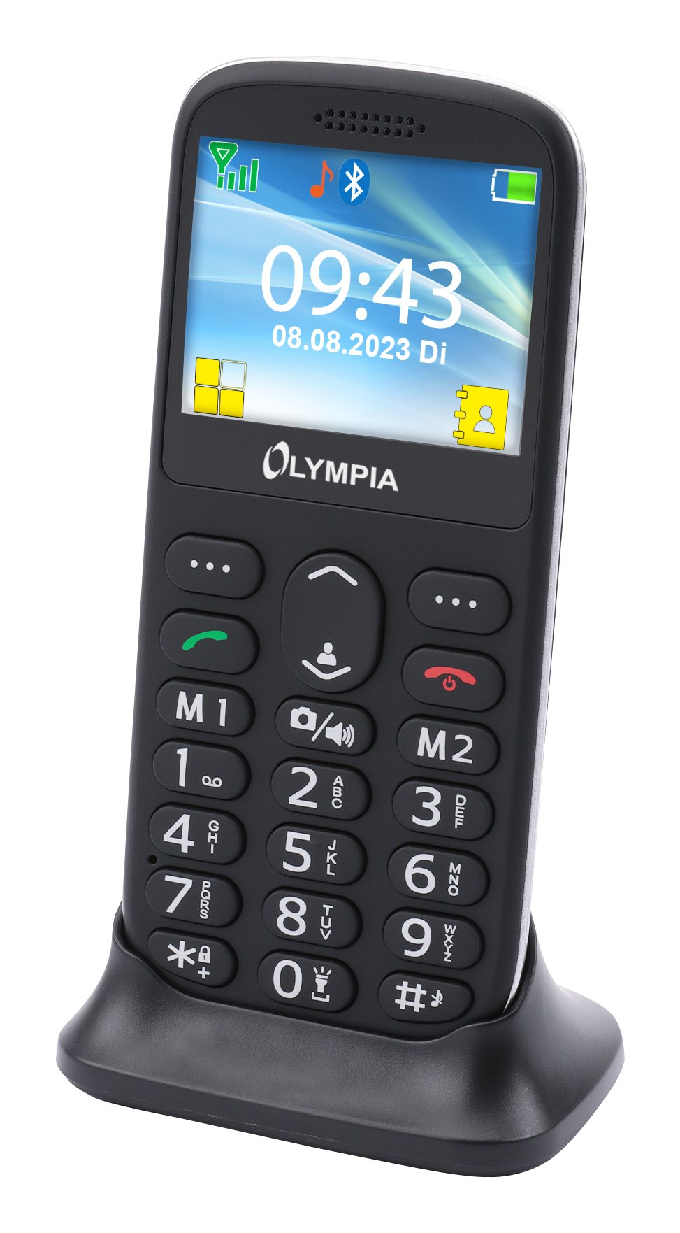 Teléfono Móvil Olympia Sol Negro