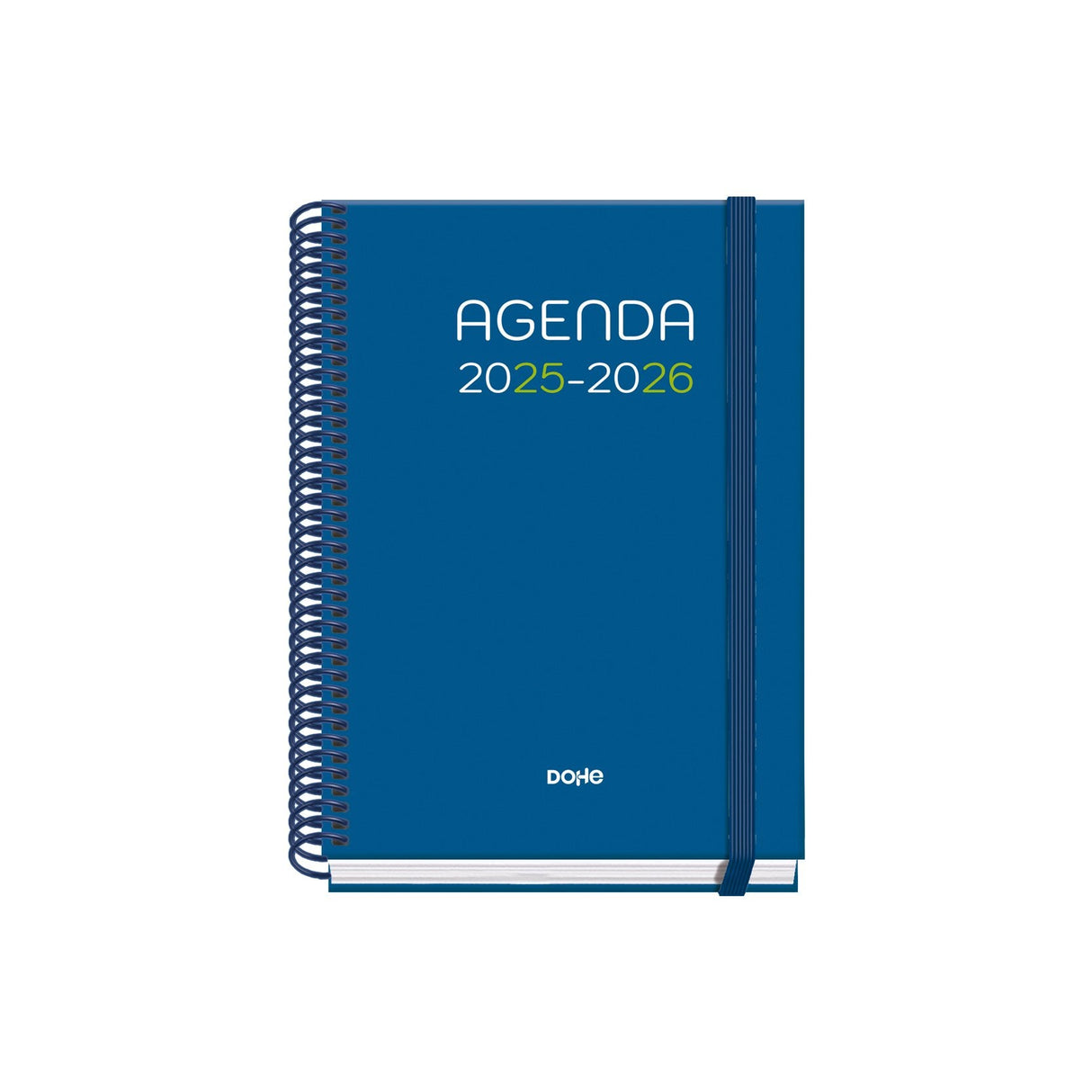 Dohe Logic Agenda Escolar 25/26 Espiral A5 - Dia Pagina - Papel 70g/M2 - 4 Hojas De Pegatinas - Cubierta De Carton