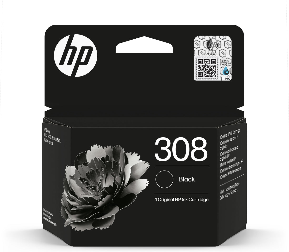 Hp Tinta Original 308 Negra 7fp21ue