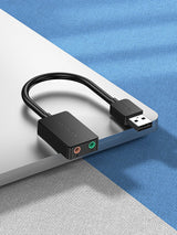 Tarjeta De Sonido Vention Cdyb0 2.1 Negro