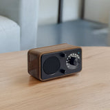 Sangean Wr-9 Nogal Vintage Radio Analógica De Madera Con Am Fm Bluetooth