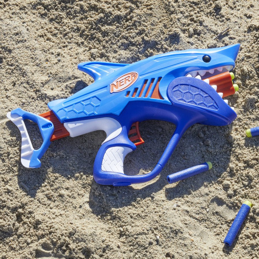 Hasbro Nerf Jr Wild Sharkfire, Pistola Nerf F8645eu4