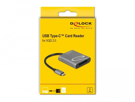 EAN 4043619917419 - DeLOCK 91741 lector de tarjeta USB 3.2 Gen 1 (3.1 Gen 1) Type-C Negro, Gris imagen 3