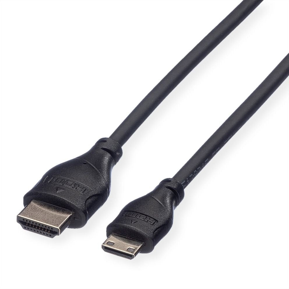 Roline Hdmi High Speed Cable Mit Ethernet Hdmi St - Mini Hdmi St 2m