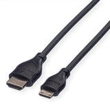 Roline Hdmi High Speed Cable Mit Ethernet Hdmi St - Mini Hdmi St 2m