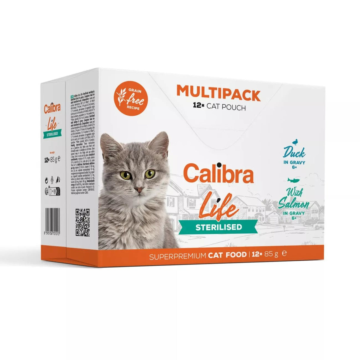 Calibra Cat Life Pouch Sterilised Multipack 12x85g