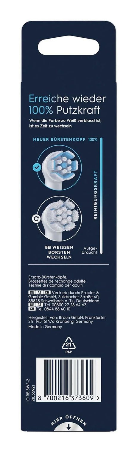 EAN 8700216373609 - Oral-B iO Gentle Care 8700216373609 cepillo de cabello 2 pieza(s) Blanco imagen 3