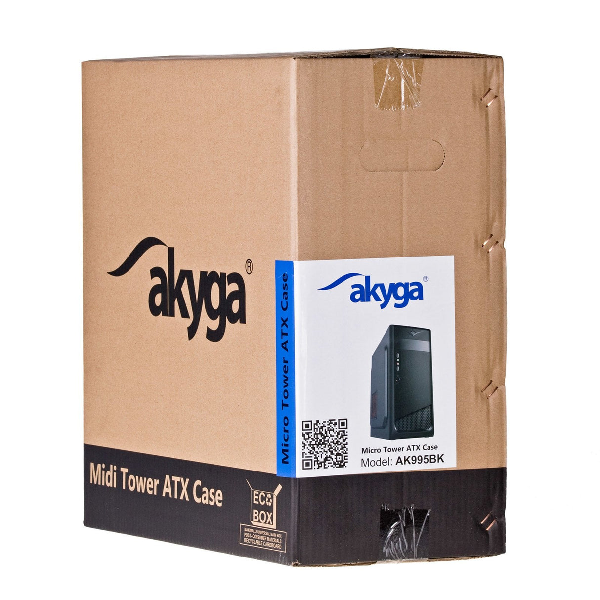 Akyga Caja Pc Micro Atx  2.Usb2.0 Ak995bk Sin Fuente