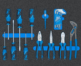 Carro De Herramientas Gedore Workster Wsl-M-Ts-172 Azul/Negro, Incluye 172 Herramientas 3100197