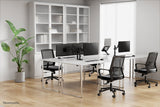 Neomounts Soporte De Escritorio De Movimiento Completo Para 2 Pantallas De 17-27" 7kg Ds70-750bl2