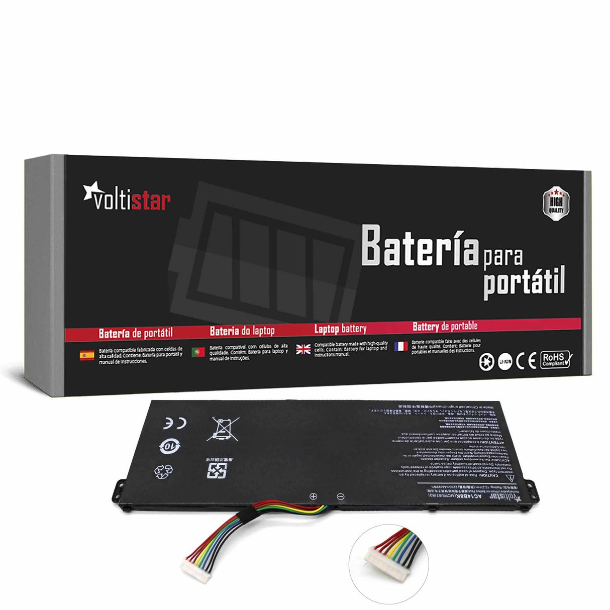 Batería Para Portátil Acer Aspire  V3-371 V3-111 Es1-511 B115-M  Ac14b18j