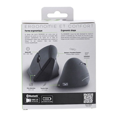 EAN 3303170113967 - T'nB MWERGOVBT ratón mano derecha Bluetooth + USB Type-A 1600 DPI imagen 7
