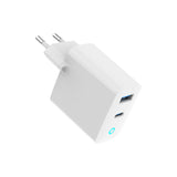EAN 8716309129589 - Gembird 2 Port 30W GaN USB Schnellladegerät LED Weiß TA-UC-PDQC30L-W-01 Monitor de vídeo para bebé, Tecla imagen 2