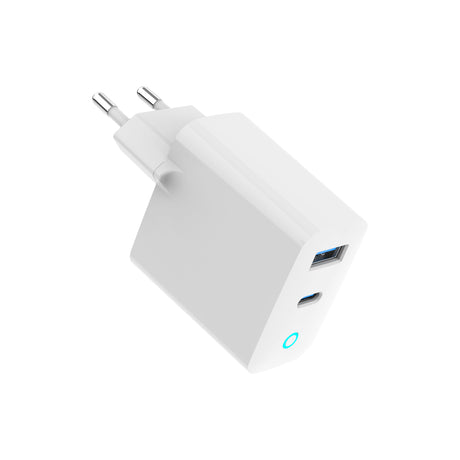 EAN 8716309129589 - Gembird 2 Port 30W GaN USB Schnellladegerät LED Weiß TA-UC-PDQC30L-W-01 Monitor de vídeo para bebé, Tecla imagen 2