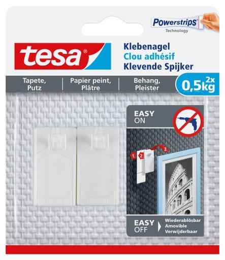 Papel Pintado Y Yeso Adhesivo Para Uñas Tesa Hama 0,5 Kg 2 Piezas.