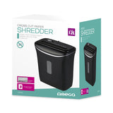 Omega Destructora Papel Micro Corte 5 Hojas 12l Onp506c