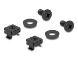 Delock Cablebügel 83 X 60 Mm Mit Montageplatte Schwarz