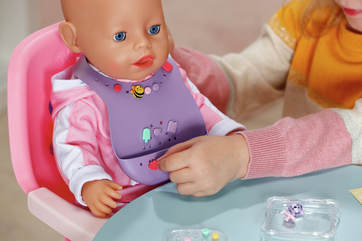 Zapf Creation Baby Born® Pinplay Bibs, Accesorios De Muñecas 43 Cm 837221