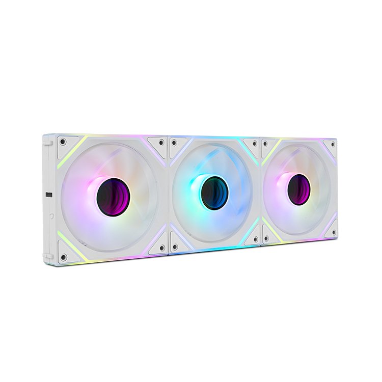 Ventiladores Pc Pack 3  Nox Pro Link Argb 12cm Blancos