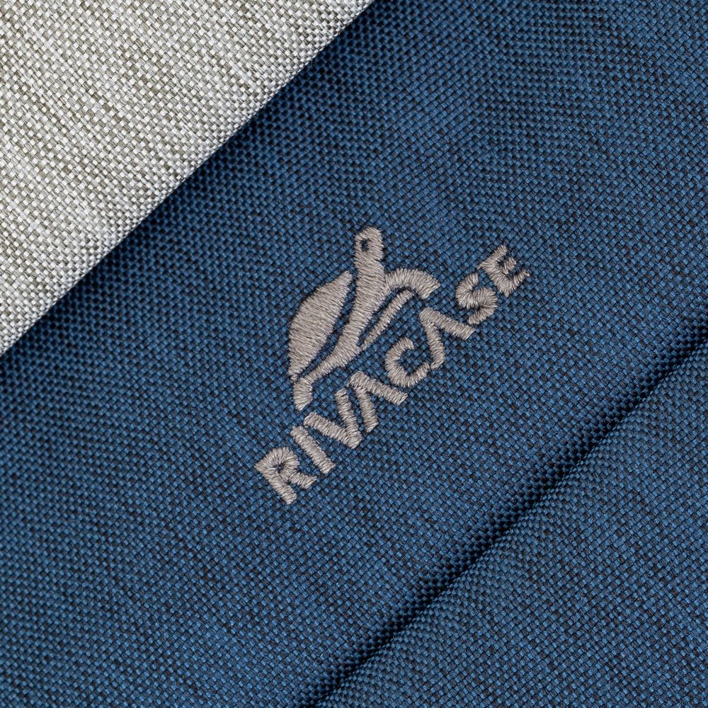Rivacase 7562 Gris / Azul Oscuro Antirrobo Mochila Para Portátil 15.6