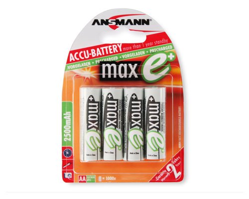 EAN 4013674354429 - Ansmann 2500mAh AA maxE plus Níquel-metal hidruro (NiMH) imagen 1