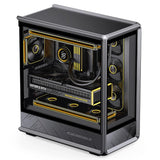 Jonsbo D401 Pc-Gehäuse, Midi Tower, Atx, Tempered Glass - Schwarz