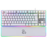 Newskill Teclado Gaming Optomecanico Gungnyr Tkl Pro Ivory. Rgb. Tenkeyless. Switch Gateron Intercambiable. Blanco