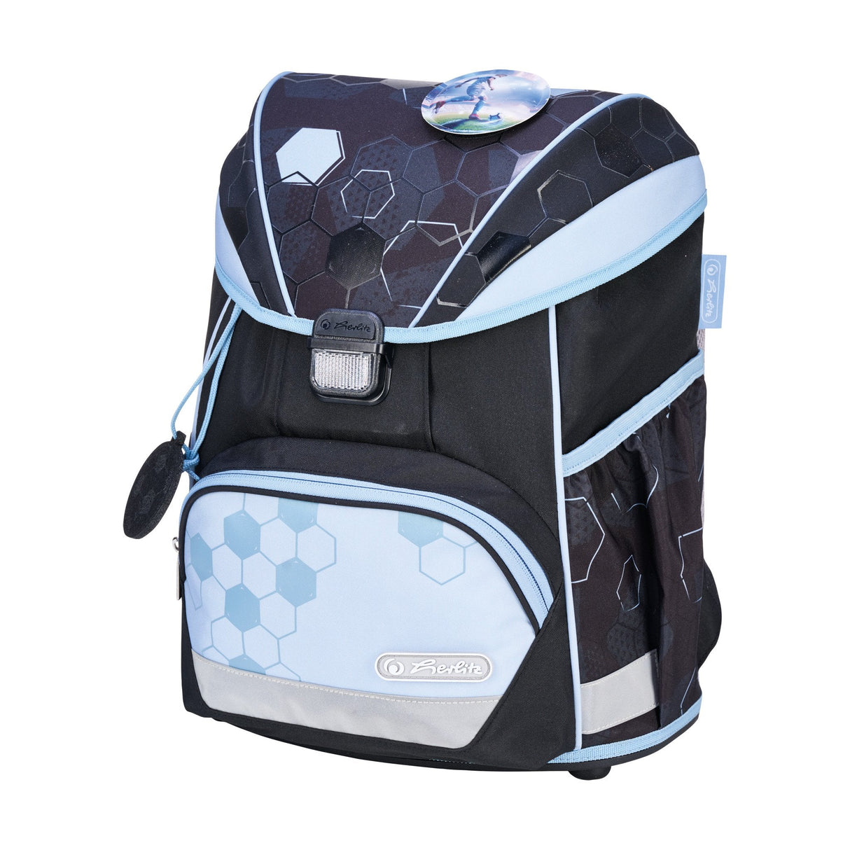 Mochila Escolar Herlitz Ultraligera Xl Plus Cyber Soccer