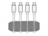 Delock Cablehalter Mit 4 Durchführungen Trapezförmig Set 4 Stück
