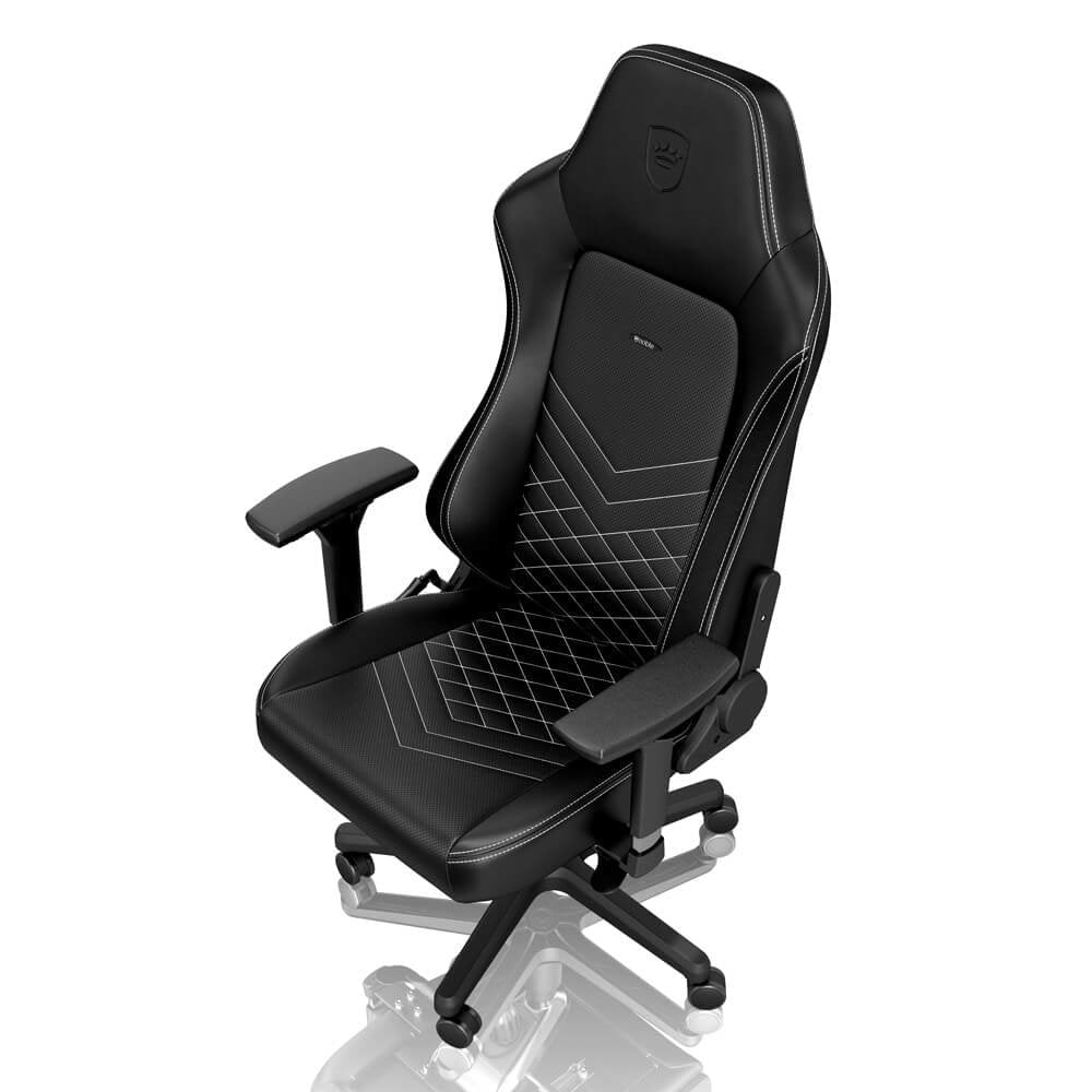 Noblechairs Hero Gaming Silla - Negro Platinweiss