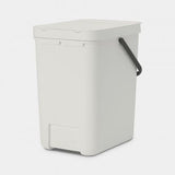 Brabantia Sort & Go Abfallbehäl. Light Grey 25 L