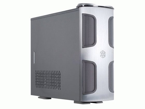 Caja Pc Silverstone Kl03s-W Silver Con Ventana