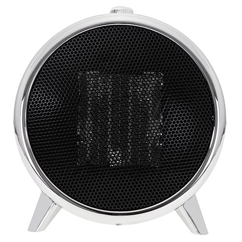 Calefactor Eléctrico Adler Ad 7742  Interior Negro, Plata 1500 W Ventilador Eléctrico