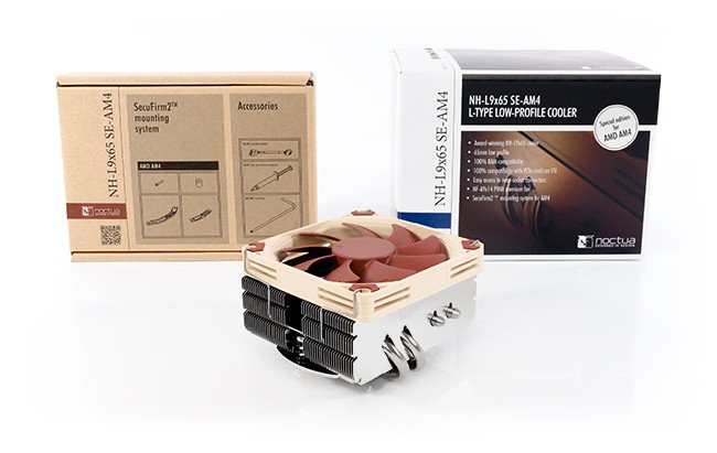EAN 9010018000085 - Noctua NH-L9X65 SE-AM4 sistema de refrigeración para ordenador Procesador Enfriador Beige, Marrón, Acero  imagen 3