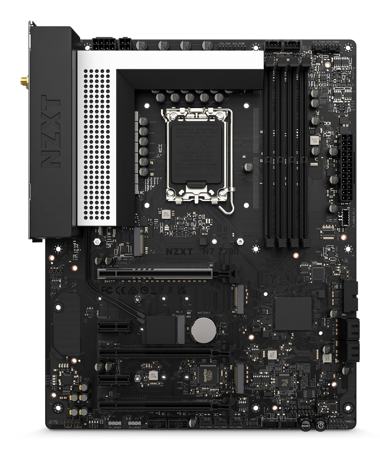 Placa Base Nzxt N7 Z790 Matte White Atx Intel N7-Z79xt-W1 Retail