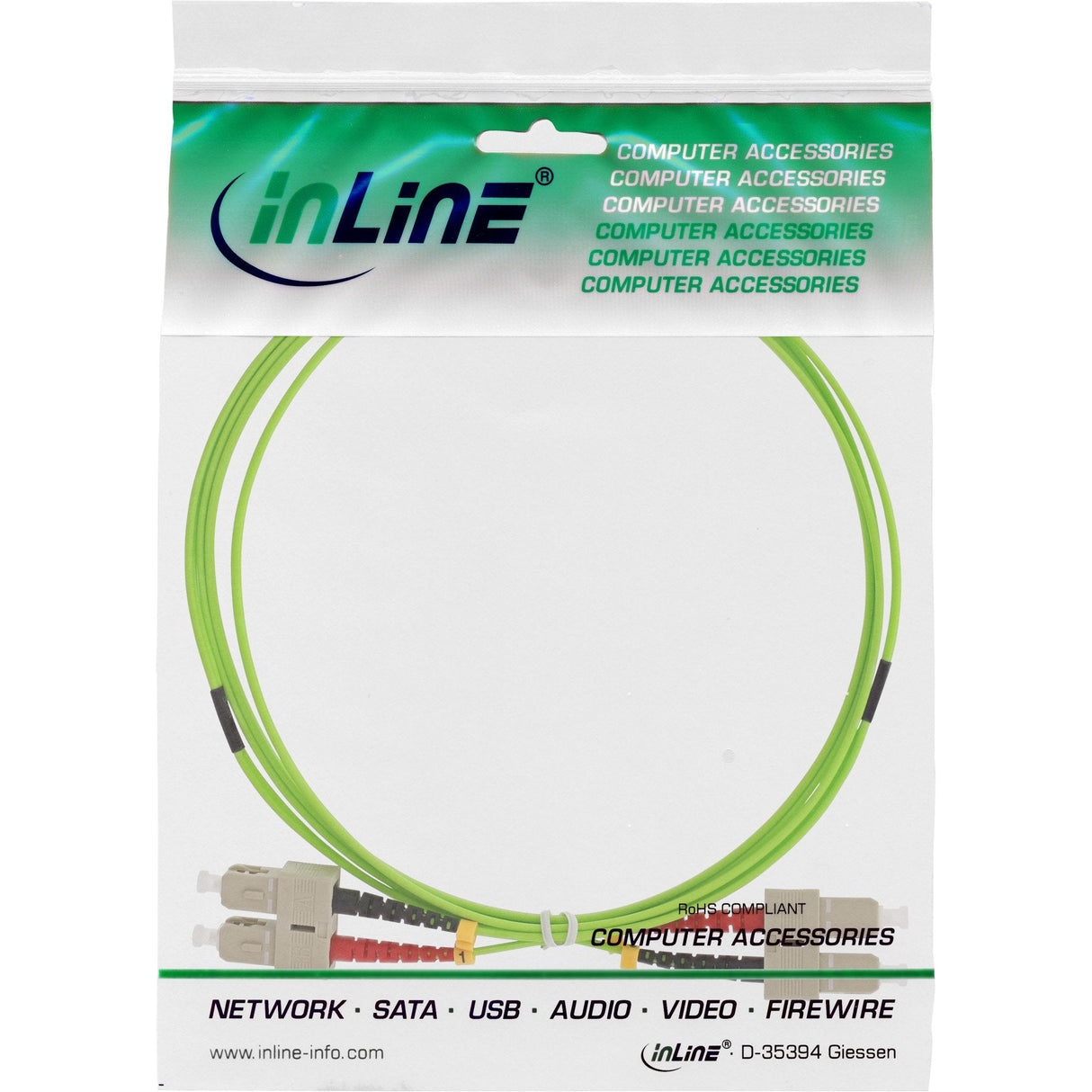 Cable Duplex De Fibra Óptica Inline Sc/Sc 50/125?M Om5 15m