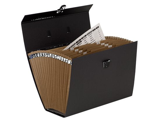 Fellowes Maletín Clasificador Acordeón Negro
