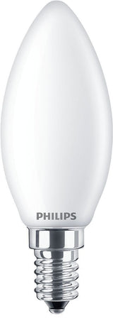 Signify Philips - Lámpara Led - Form: B35 - Mate Finish - E14 - 4.3 W (Equivalente 40 W)
